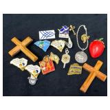 Lapel Pin Lot Featuring South Carolina Eye Bank an