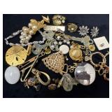 Jewelry Lot of Mixed Bits and Baubles Including Go