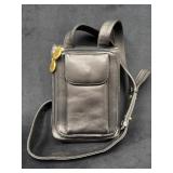 Lorelli Crossbody Bag in Black with Gold Hardware