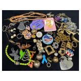 Crafting Materials, Single Earrings, Pins, and Pen