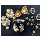 Four Pairs of Chunky Earrings in Various Designs a