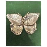 Vintage Creed Gold Plated Butterfly Pin