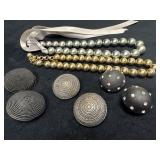 Three Pairs of Vintage Earrings and Two Necklaces