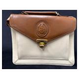 Two-Tone Faux Leather Purse