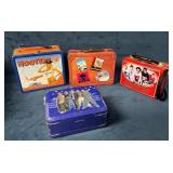 Four Pop Culture-Themed Metal Lunchboxes