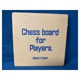 Wooden Chess Board for Players, Made in Spain