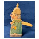 Hand-Carved Wooden Soldier Nutcracker in Painted F