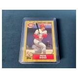 Vintage Baseball Trading Cards, Including Pete Ros
