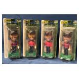 4 Tiger Slam bobble heads Upper Deck Playmakers Ac