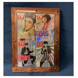 Framed Collection of Four Elvis Presley TV Guide C