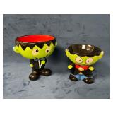 Frankenstein and Junior Frankenstein Halloween Can