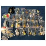 Hard Rock Cafe Collectible Guitar Pin Set with Ove