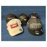 Five Baseball Caps: Cozumel, National Champions, S