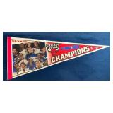 Chicago Bulls 6-Time NBA Champions Felt Pennant wi