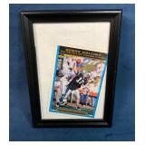 Kerry Collins Football Card in Black Frame