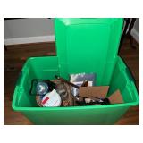 Large Mixed Lot With Storage Bin, Basket, and Hous