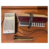 General Electric Radio, Spartus Alarm Clock, and B