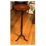 Mahogany Three-Leg Fern Stand Pedestal Accent Tabl