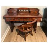 Taylor Link-Taylor Pilgrim Pine Desk with Chair