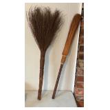 Handmade Brooms: Cinnamon Stem Twist and Straw wit