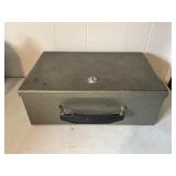 Gray Steel Cash / lock Box by Rockway Metal Produc