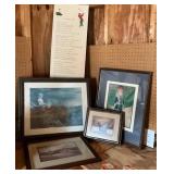 Framed Pictures Featuring Various Art and Themes