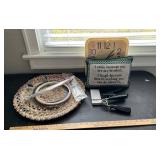 Household Items Including Ingraham Clock and More