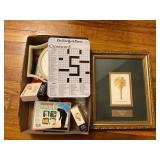 Miscellaneous Items Including Wall Art, Puzzle Boo