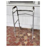 Medline Aluminum Folding Walker with Wheels
