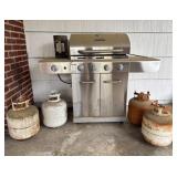 Char-Broil Gas Grill With Accessories and Propane
