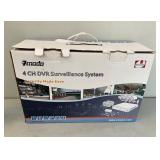 Zmodo 4 CH DVR Surveillance System with Cameras an