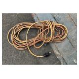 Orange Electric Extension Cord with Plug