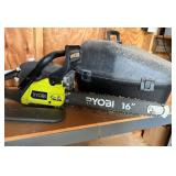 Lightly Used Ryobi RY3716 Gas-Powered Chainsaw wit