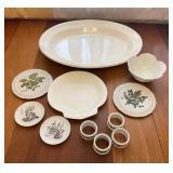 Porcelain and Ceramic Tableware, Including Platter