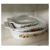 CorningWare Spice of Life Baking Dishes with Glass