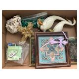 Decorative and Functional Items Including Figurine