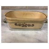 Pyrex 2-Piece Loaf Dish Set with Glass and Ceramic