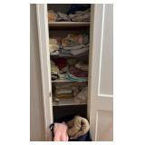 Household Linens and Towels from Closet