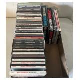 Music CDs and James Patterson Audiobooks