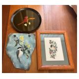 Three Bird Artwork Pieces in Various Styles