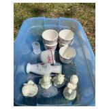 Homer Laughlin China and Decorative Items in Plast