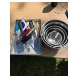 Kitchen Knives, Utensils, and Stainless Steel Mixi