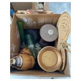 Bottles, Candle Stands, and Assorted Items