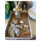 Decorative Easter Bunny Figurines and Plushes
