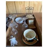 Glassware, Decorative Items, and Ceramic Mugs