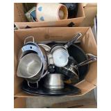 Kitchen Pots, Pans, and Utensils Lot