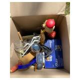 Box Lot of Kitchen Utensils, Oster Blender Accesso