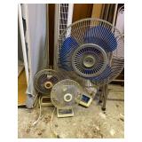 Vintage Electric Fans, Assorted Brands and Sizes