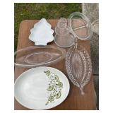 Glass and Ceramic Serving Platters and Dishes