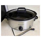 Hamilton Beach Slow Cooker with Glass Lid and Temp